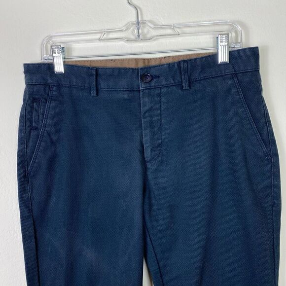 Altinyildiz Classics Laci Navy Blue Textured Chino Pants Size 32 - Picture 2 of 6